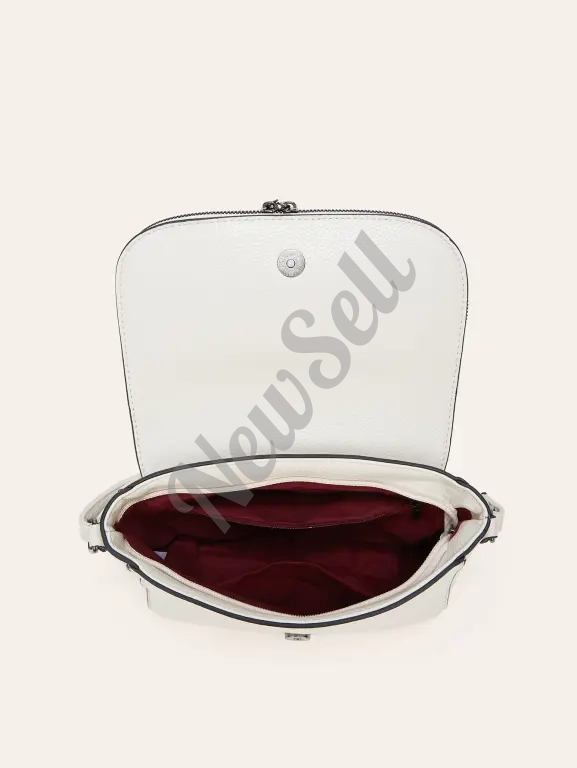 European And American-style Fashionable Flip-top Saddle Bag With Tassels