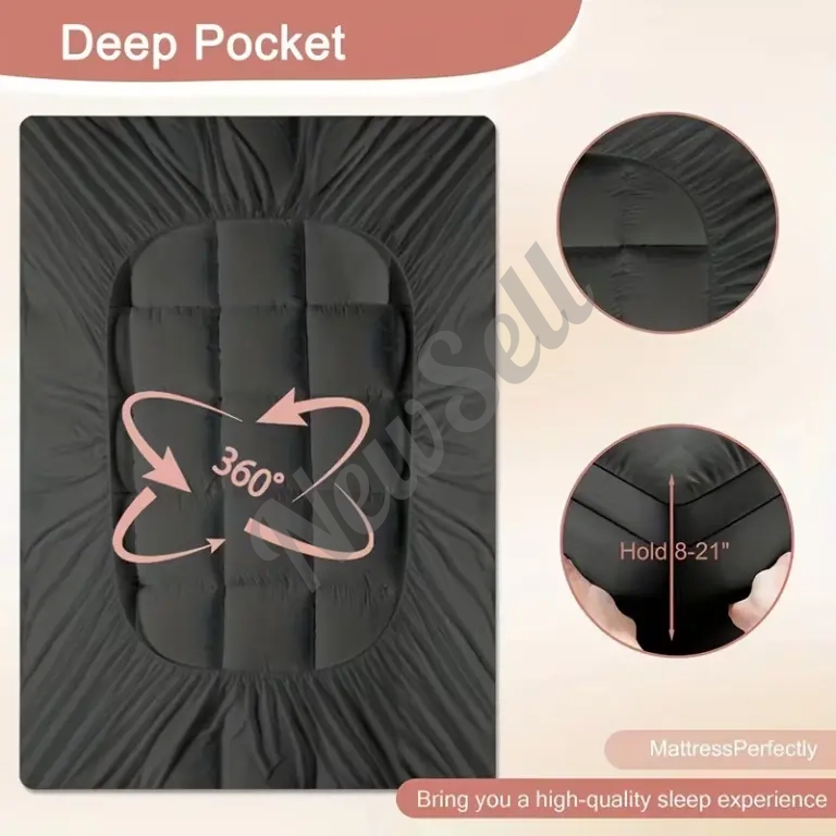 Cross-border Wholesale Quilted Embossed Fitted Sheet